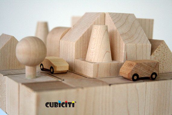 Cubiciti natural handmade wooden building sets | cool mom picks