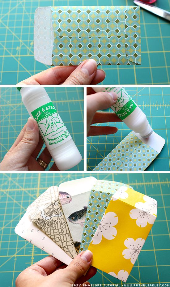 DIY gift envelopes for gift cards