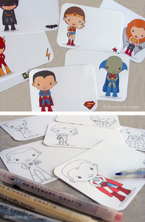 Printable superhero coloring pages | Cool Mom Picks