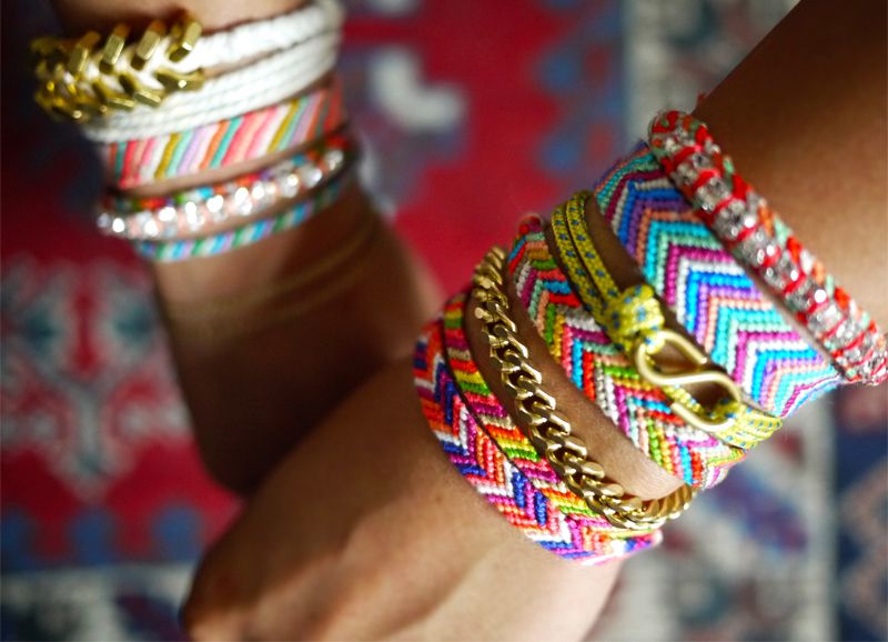 Friendship bracelet DIY from Honestly WTF | Cool Mom Picks