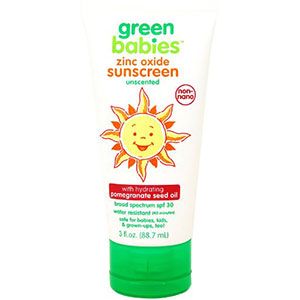 Green Babies zinc oxide sunscreen | Cool Mom Picks