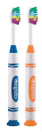 GUM Crayola Marker Toothbrush | Cool Mom Picks
