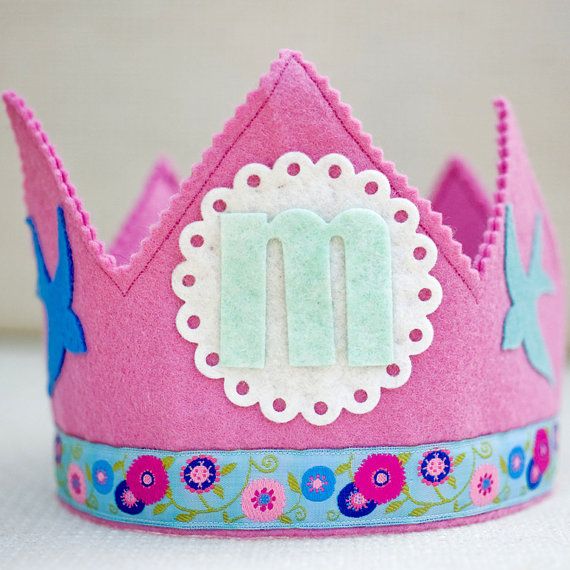 Handmade felt birthday crown by Mosey | Cool Mom Picks
