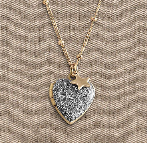 Heart locket for girls at RH Baby and Child | Cool Mom Picks