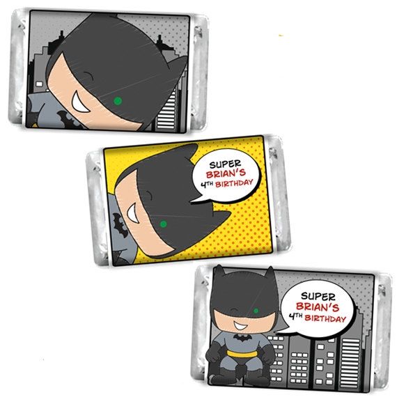 Printable superhero candy wrappers | Cool Mom Picks
