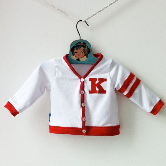 personalized vintage baseball sweater for baby | cool mom picks