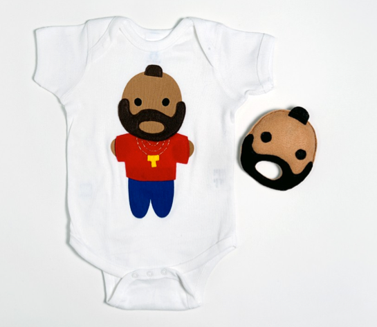Mr. T baby gift set by Kayo Master | Cool Mom Picks