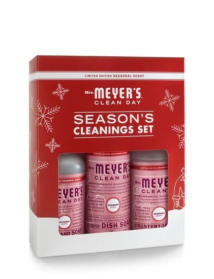 Mrs. Meyer's Cranberry Season's Cleaning Set | Cool Mom Picks