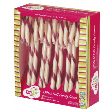 organic candy canes without artificial food dyes | cool mom picks