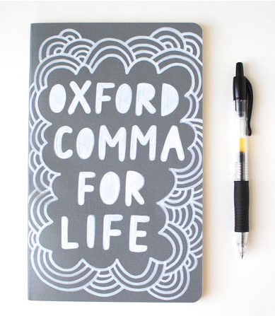 oxford comma moleskine | cool mom picks