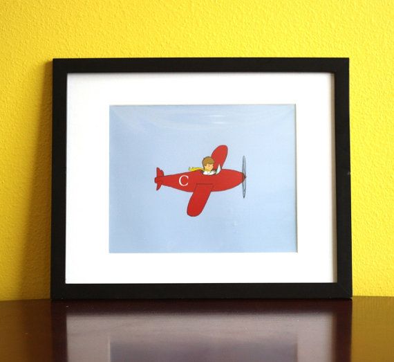 Personalized airplane nursery art | Cool Mom Picks