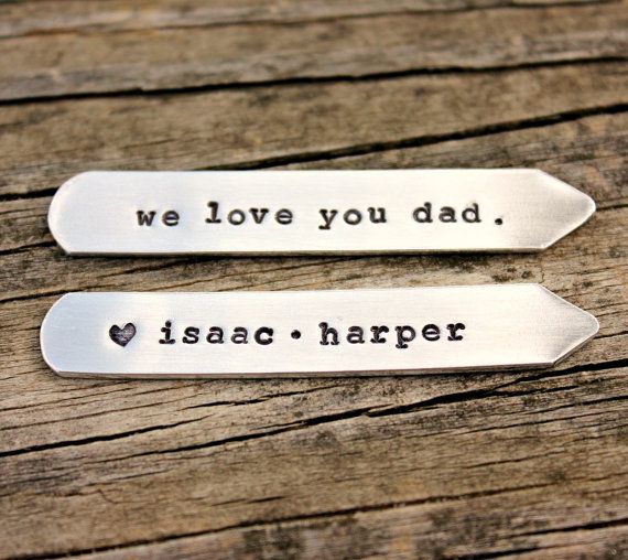 Personalized collar stays for dad | Cool Mom Picks