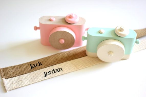 toy cameras with personalized straps | cool mom picks