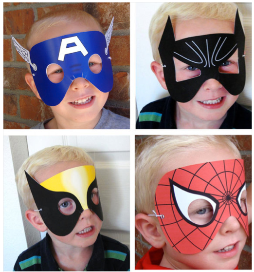 Superhero mask printables | Cool Mom Picks