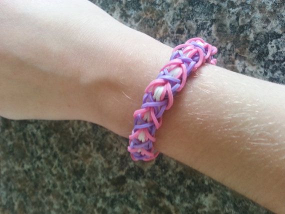 sweetheart rainbow loom bracelet on etsy | cool mom picks