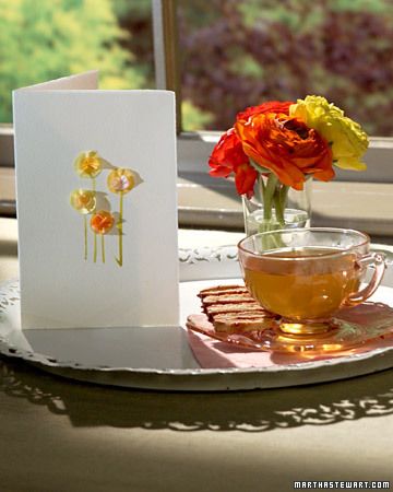 Tissue paper flower card by Martha Stewart | Cool Mom Picks