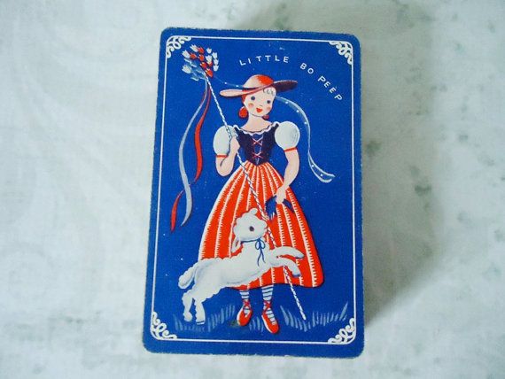 vintage little bo peep playing cards | cool mom picks