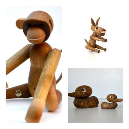 vintage wooden animal toys | cool mom picks