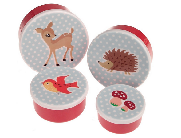 woodland creature bento lunch containers for kids | cool mom picks back to school guide