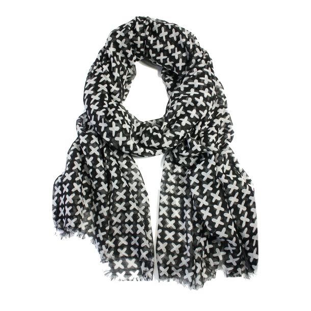 x black and white scarf | cool mom picks