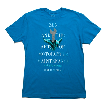 zen and art of motorcycle maintenance tee by out of print clothing | cool mom picks
