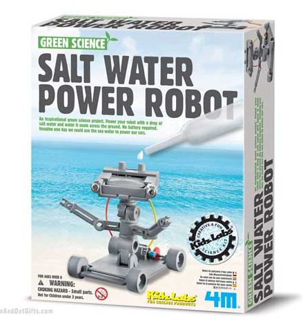 Salt water power robot kit | Cool Mom Tech
