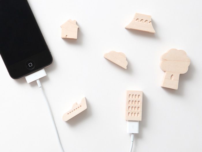 Wooden USB caps by Pana Objects | Cool Mom Tech