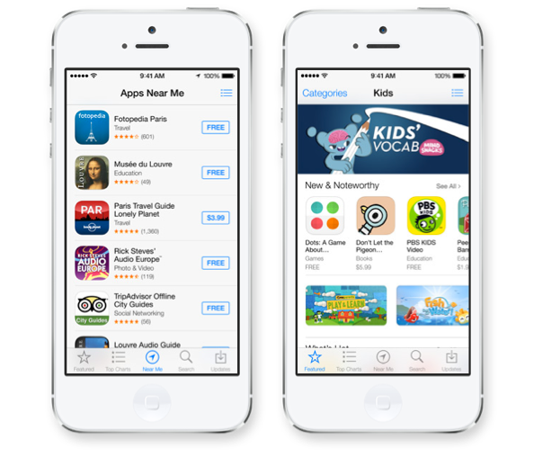 New iO7 app store | Cool Mom Tech