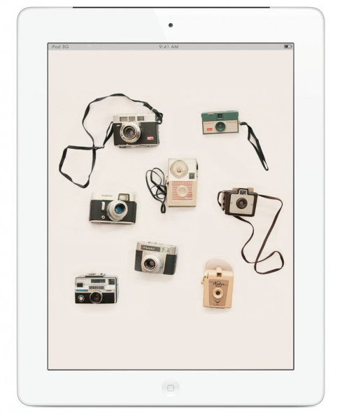 Cameras downloadable wallpaper for iPad | Cool Mom Tech