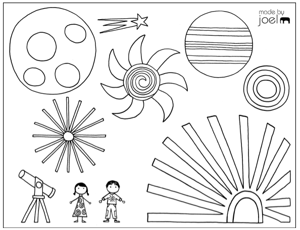 free printable coloring sheet for kids by joel henriques | cool mom tech