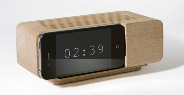 Areaware retro alarm clock dock for iPhone