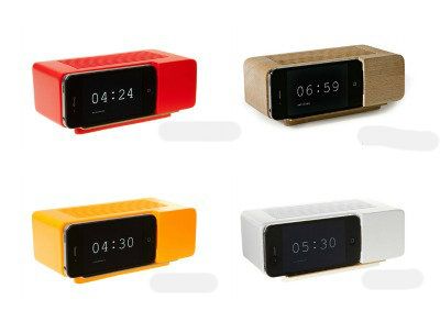 Jonas Damon iPhone alarm clock docks at Areawear