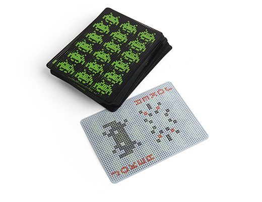 Best Travel Gifts - Space Invaders Playing Cards | Cool Mom Tech