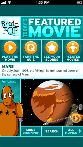 Brain Pop free movie of the day | Cool Mom Tech