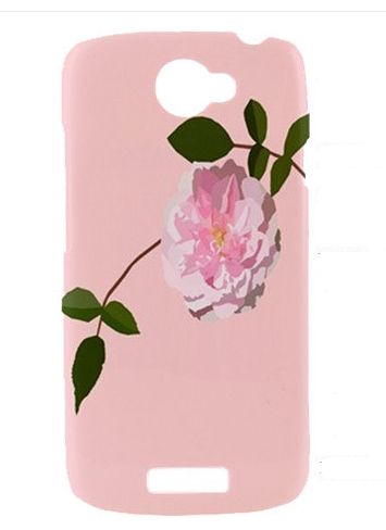 htc phone case in rose