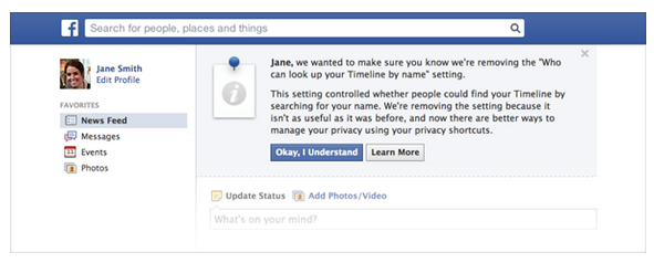 facebook privacy changes alert message | cool mom tech