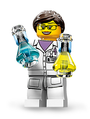 female scientist LEGO minifig | cool mom tech