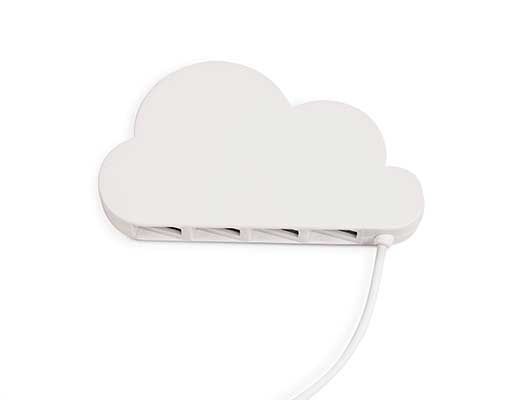 Geeky stocking stuffers - Cloud USB hub | Cool Mom Tech