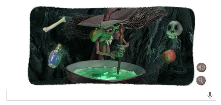 halloween witch google doodle | cool mom tech