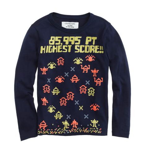 Holiday tech gifts for kids: Glow in the Dark Shirt at J Crew | Cool Mom Tech