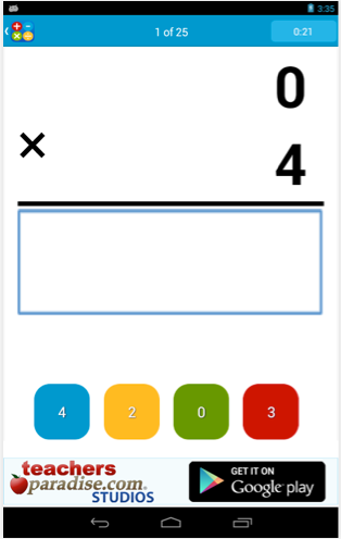 Math practice flashcard app for Android | Cool Mom Tech