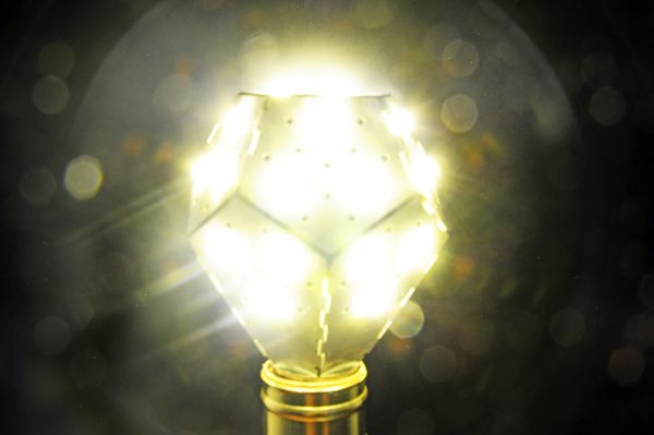 NanoLeaf LED bulb glowing | Cool Mom Tech
