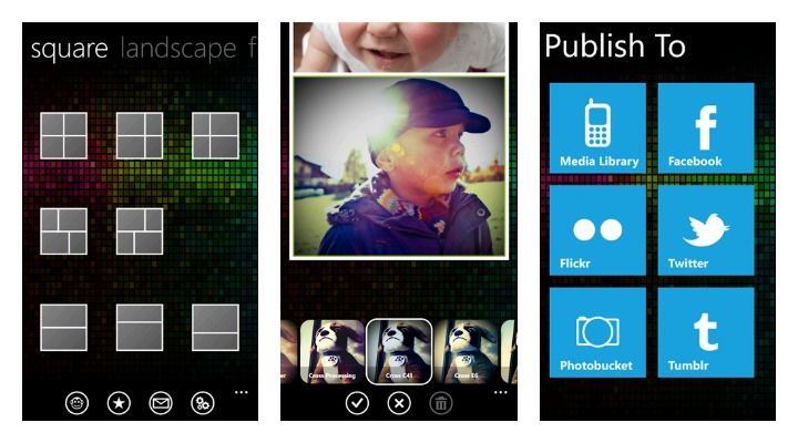 Phototastic photo editing app for Windows Phones