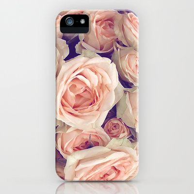 pink roses iphone case