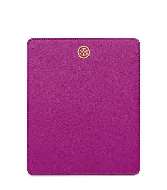 Stylish tech gifts: Tory Burch leather mousepad | Cool Mom Tech