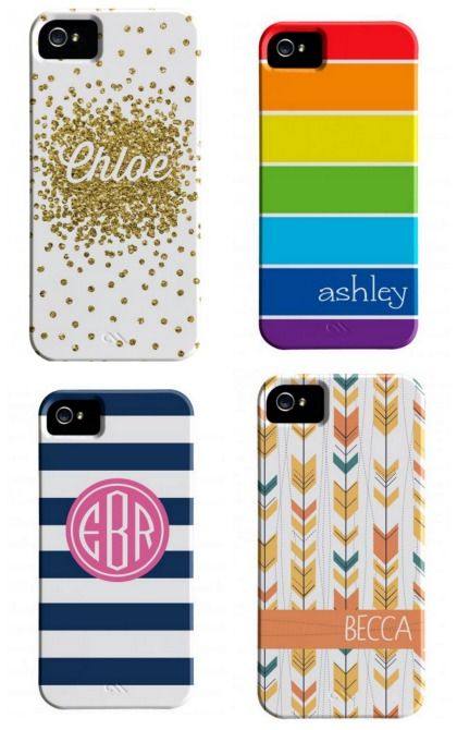 monogrammed and personalized iphone cases for teens | cool mom tech