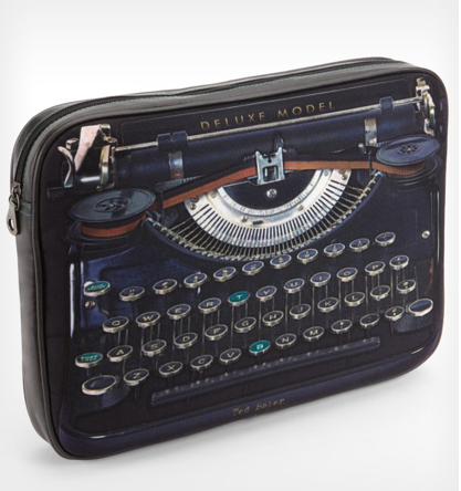Ted Baker Vintage Typewriter laptop sleeve | Cool Mom Tech