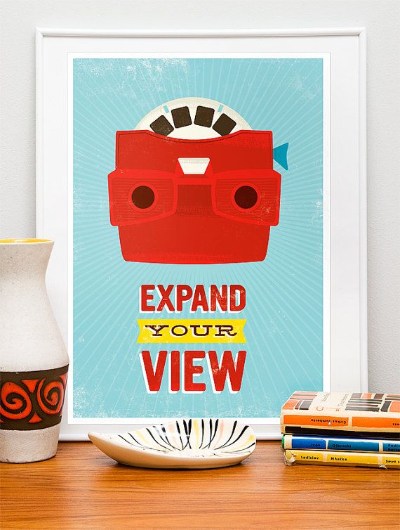 Viewmaster Expand Your View print | Cool Mom Tech