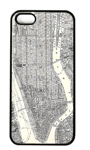 Vintage Manhattan map iPhone case on Cool Mom Tech