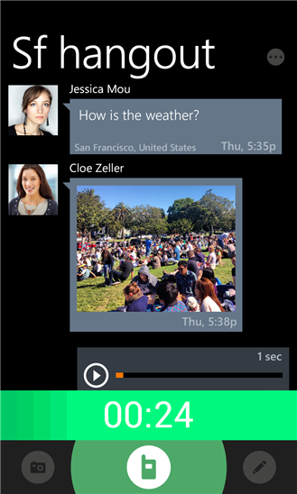 voxer app screenshot for windows | cool mom tech